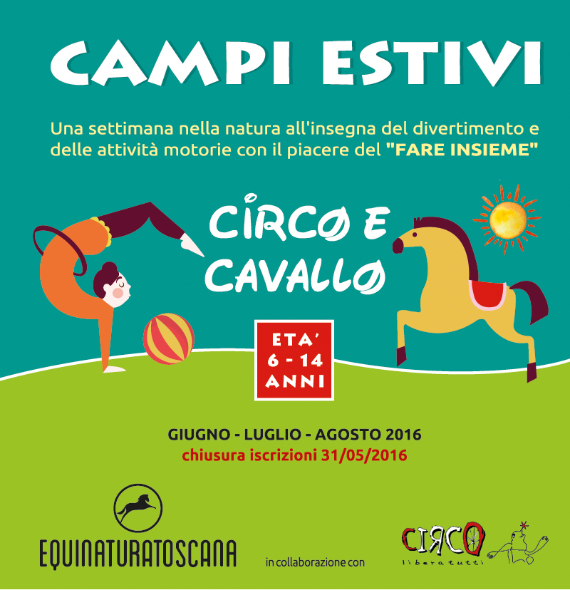 Campi Estivi Circo e Cavallo Massarosa Massaciuccoli